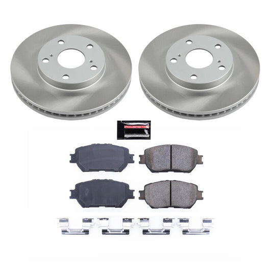 Power Stop 02-06 Toyota Camry Front Semi-Coated Rotor Kit