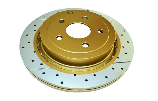 DBA 2009 Pontiac G8 GT 6.0L (V8) Uni-Directional Cross-Drilled/Slotted Rear Rotor