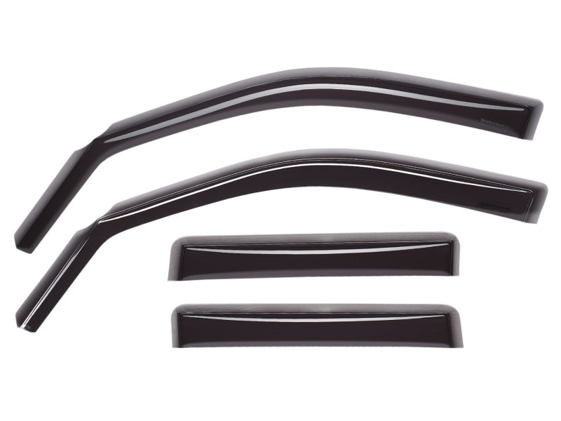 WeatherTech 19-22 Toyota RAV4 X450 (Incl. Hybrid) Front & Rear Side Window Deflectors - Dark Smoke