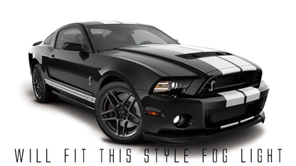 Oracle 13-14 Ford Mustang Shelby/Roush/GT500 LED Fog Light Halo Kit - Red