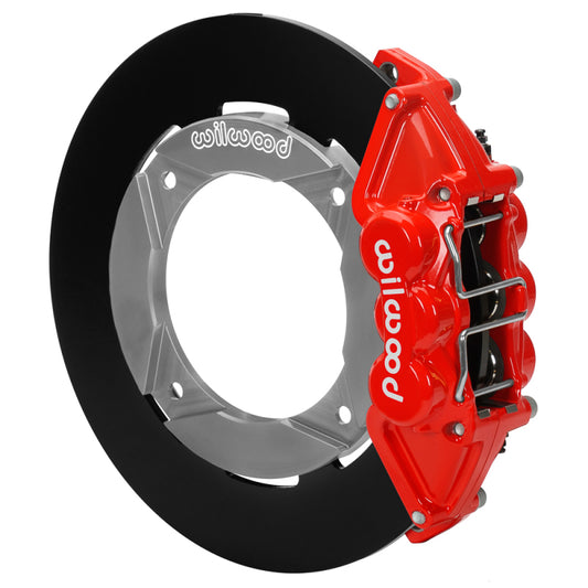 Wilwood 2020+ Polaris RZR Pro UTV6 Rear Kit 11.25in - Red Calipers/Blank Rotors