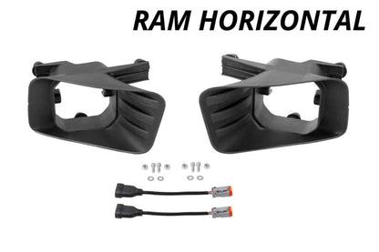 Diode Dynamics SS3 Ram Horizontal Fog Light Mounting Bracket Kit