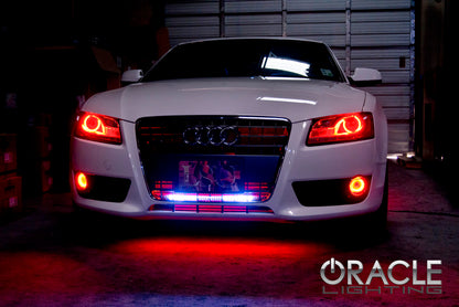 Oracle 07-13 Audi A5 LED Headlight Halo Kit - Red