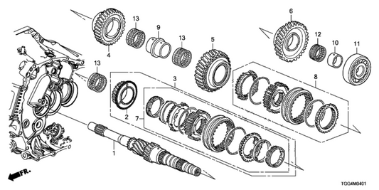 Honda - Mainshaft Third Gear Set