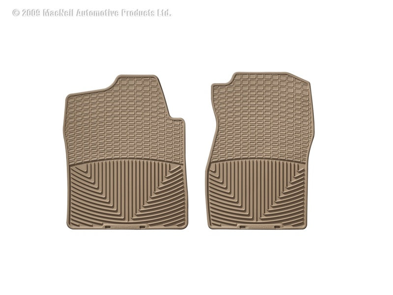 WeatherTech 07+ Chevrolet Avalanche Front Rubber Mats - Tan