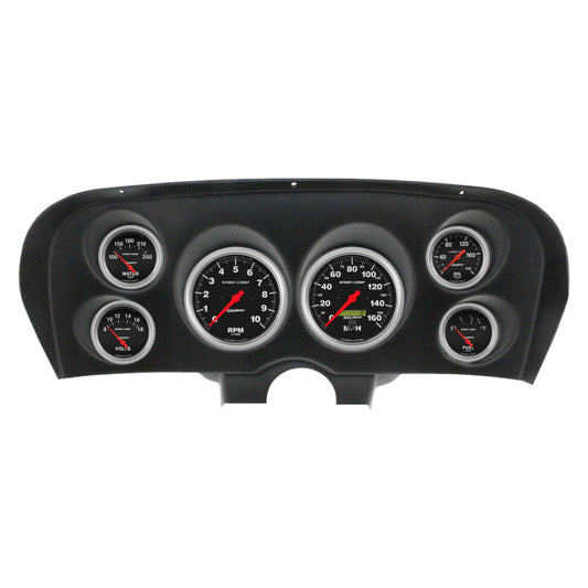 Autometer Sport-Comp Direct Fit Dash Kit 69-70 Ford Mustang (2 x 5in. / 4 x 2-5/8in.)