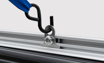 Access ADARAC 2022+ Rivian R1T 4ft 6in Bed Aluminum Utility Rails - Matte Black