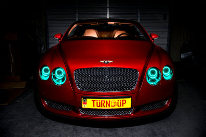 Oracle 04-09 Bentley Continental GT LED Headlight Halo Kit - Blue