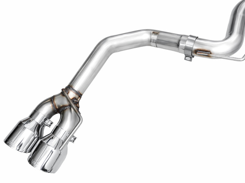 AWE 2024 Ford Mustang GT Fastback S650 RWD Track Edition Catback Exhaust w/ Quad Chrome Silver Tips