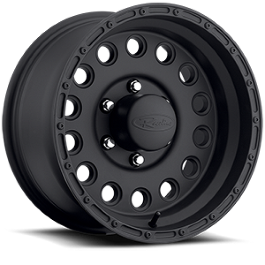 Raceline 887B Rock Crusher 15x8in / 6x139.7 BP / -32mm Offset / 107.95mm Bore - Satin Black Wheel