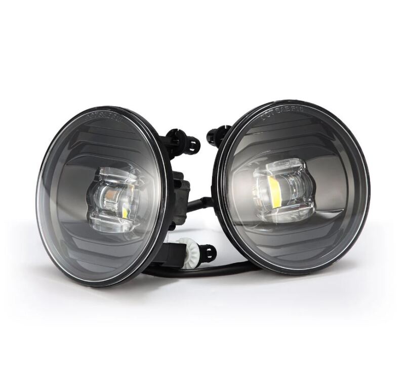 AlphaRex Universal Chevrolet/GMC/Pontiac DoubleTap Dual Color LED Projector Fog Lights - White/Amber