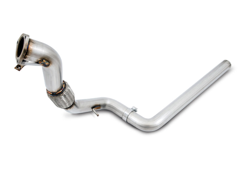 AWE Tuning Audi B9 A4 Touring Edition Exhaust Dual Outlet - Chrome Silver Tips (Includes DP)