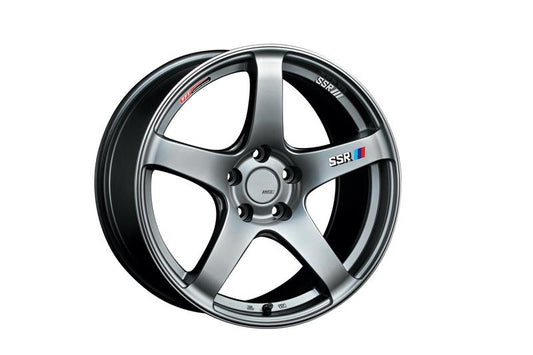 SSR GTV01 18x8.5 5x114.3 40mm Offset Flat Black Wheel 05-07 STI / 11+ tC