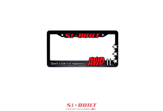 S1 Built - License Plate Frames - Plastic