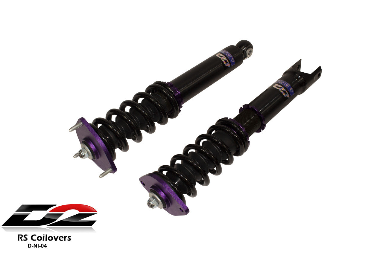 D2 Racing - RS Coilovers for 2009+ Nissan 370Z / G25 (RWD) 2010-12 / G35 SEDAN (RWD) 07-08 / G37 Coupe (RWD) 08-13 / G37 Sedan (RWD) 07-14 / 14-15 Q40+Q60