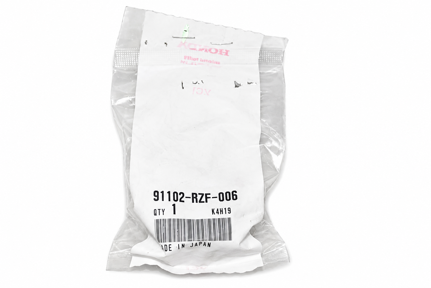 Honda - Genuine Honda K-series Mainshaft Needle Bearing | 91102-RZF-006 | 39x44x24