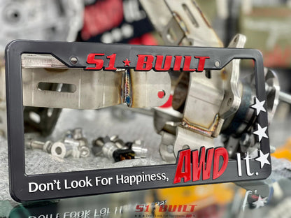 S1 Built - License Plate Frames - Plastic