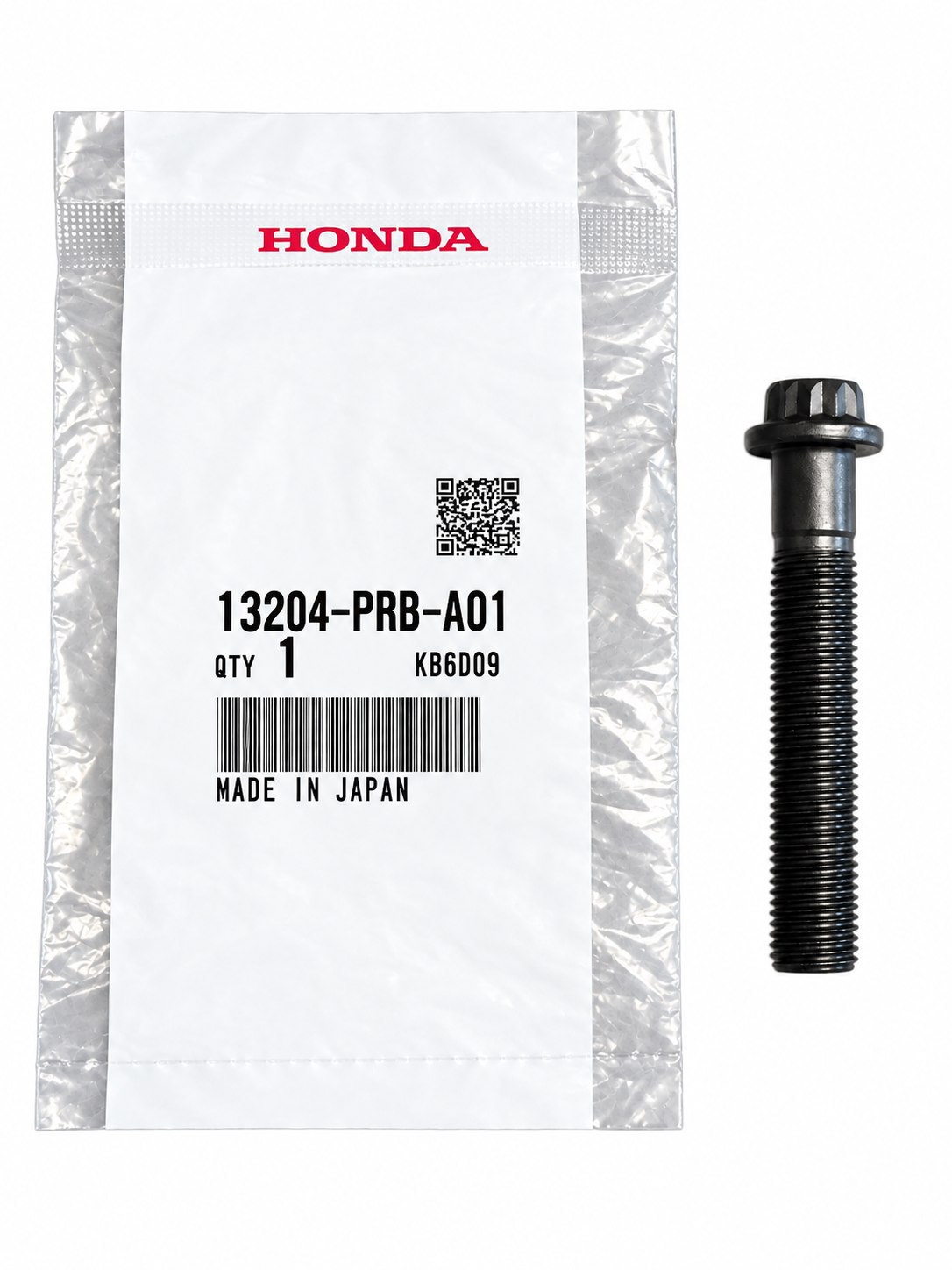 Honda- Genuine Honda OEM K20 Connecting Rod Bolt – 13204-PRB-A01