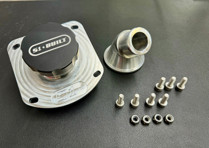 S1 Built - Billet Aluminum Fuel Filling 3-piece Kit with Hardware