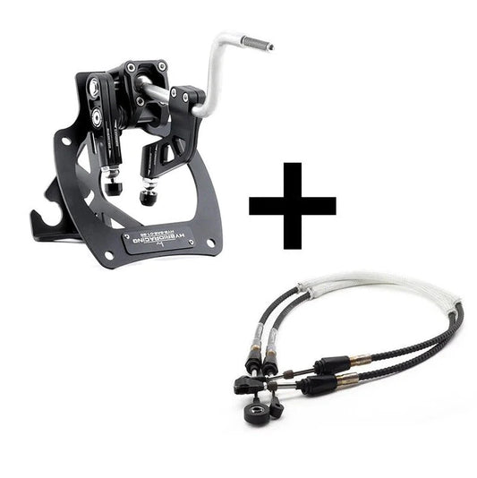 Hybrid Racing Short Shifter Assembly & Shifter Cable Combo (02-05 Civic Si)