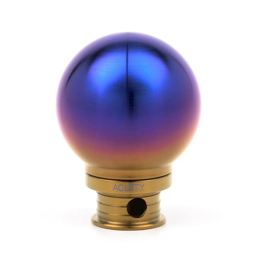 Acuity - POCO-Ti Low Profile Shift Knob in Burnt Titanium Finish (M10x1.5)
