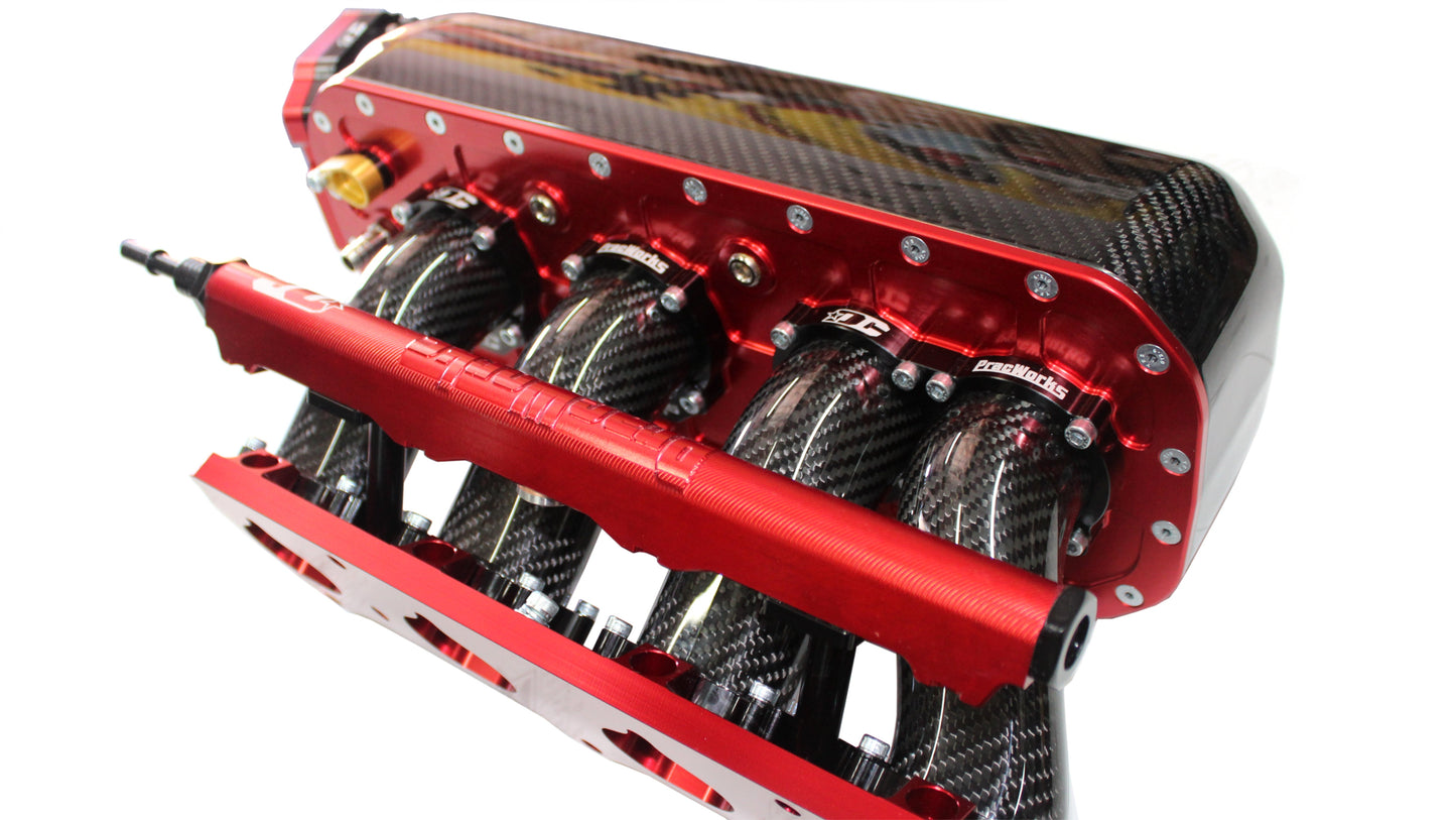 Drag Cartel - Pracworks K-Series Carbon Fiber Intake Manifold 20° Plenum