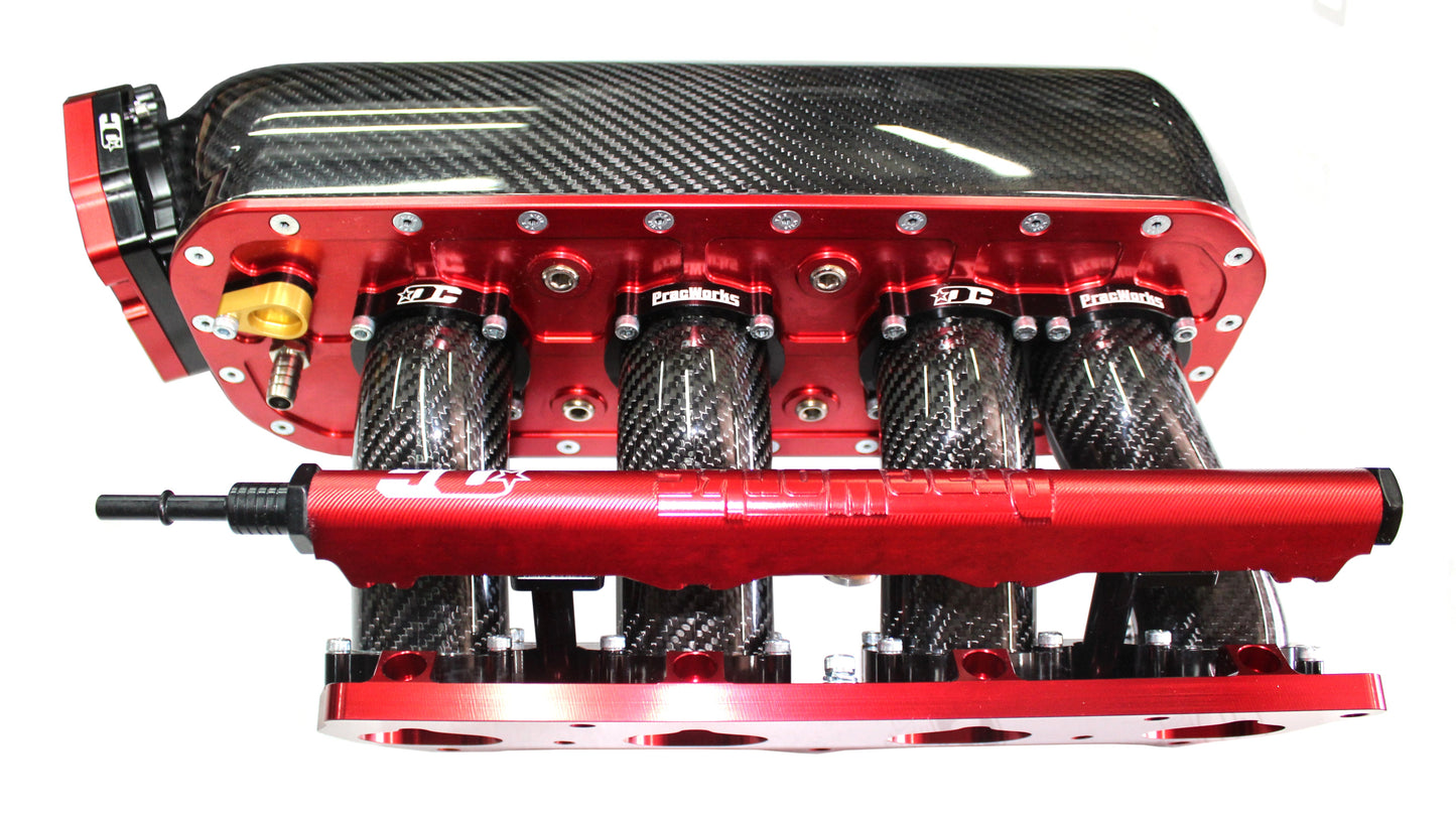 Drag Cartel - Pracworks K-Series Carbon Fiber Intake Manifold 20° Plenum