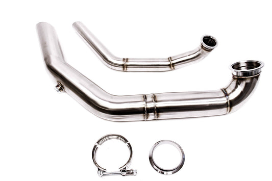 PLM - K-Series Hood Exit Up-Pipe & Dump Tube for Sidewinder Turbo Manifold