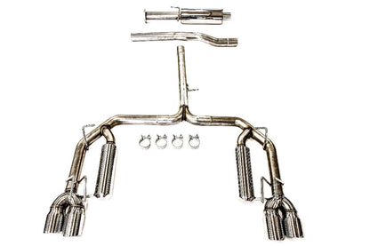 PLM - Camry XSE V6 3.5L Cat-Back Exhaust 2018-2022 - Quad Tips