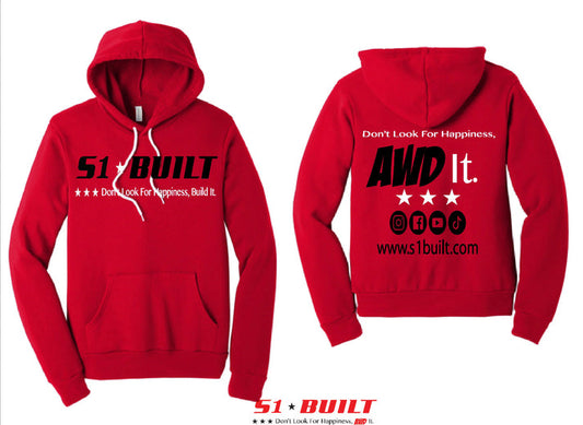 S1 Built - AWD Hoodie Red