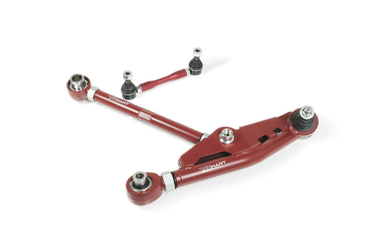 TruHart - Front Lower Control Arms 6 pc Set Adjustable w/ Pillowball Red For 16-21 Subaru BRZ 12-17 Scion FR-S 16-21 Toyota 86