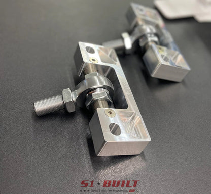 S1 Built - Billet Aluminum Toe Adjusters - Cast Arms/Alpha6 Lite