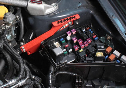 PERRIN 08-14 Subaru WRX / 08-12 Impreza Master Cylinder Bracket - Red