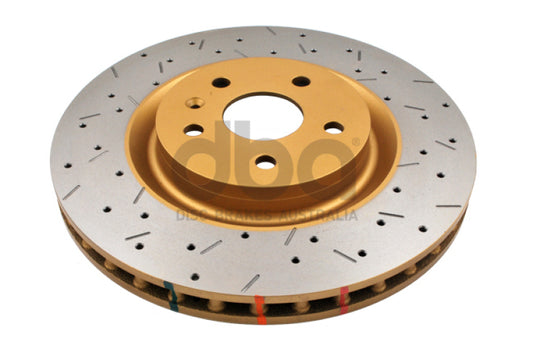 DBA 2010+ Camaro V8 SS Front Drilled & Slotted 4000 Series Rotor