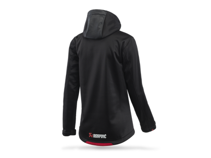 Akrapovic Womens Corpo Softshell Jacket Black - 2XL