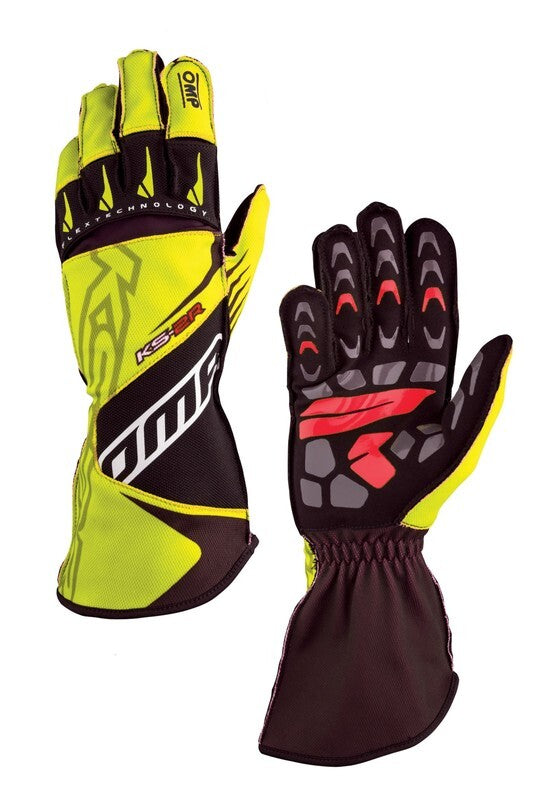 OMP KS-2R GLOVES MY2022 RED/BLACK SIZE 6