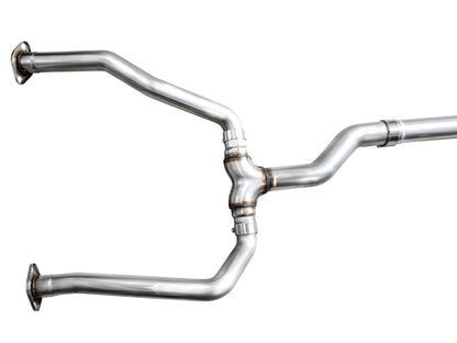 AWE 0FG Exhaust for 3rd Gen Toyota Tundra - Dual Chrome Silver Tips