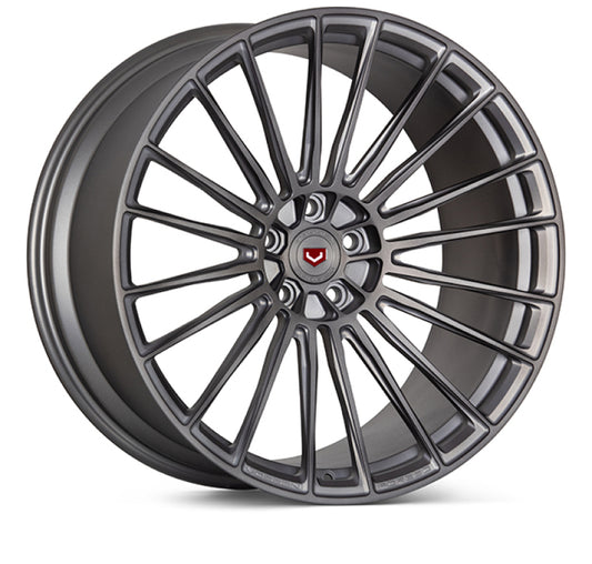 Vossen Forged S17-04 -22X11.5 / 5X120 / 74.1 - Brushed Stealth Grey Fountain Blue V F9X X5M Rear