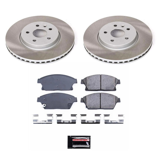 Power Stop 15-17 Chevrolet Trax Front Semi-Coated Rotor Kit