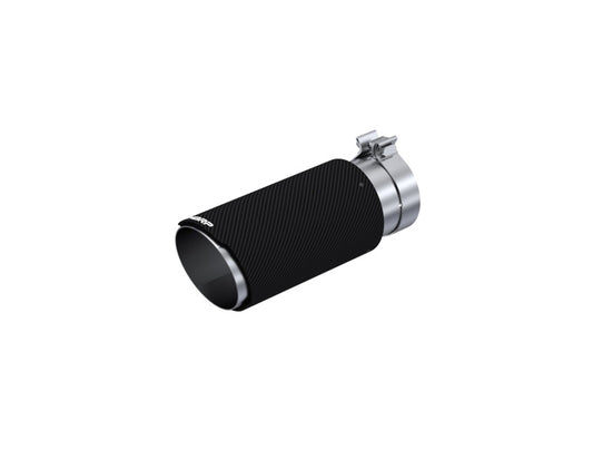 MBRP Universal Carbon Fiber Tip 4in ID/5in OD/12in L Dual Wall Angle Cut