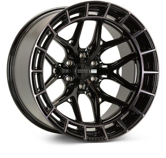 Vossen HFX-1 22x12 / 6x135 BP / ET-44 / 87.1 CB / Ultra Deep - Tinted Gloss Black Wheel