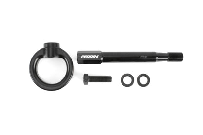 Perrin 2022 Subaru WRX / 18-21 Crosstrek / 14-21 Forester Tow Hook Kit (Front)  - Black