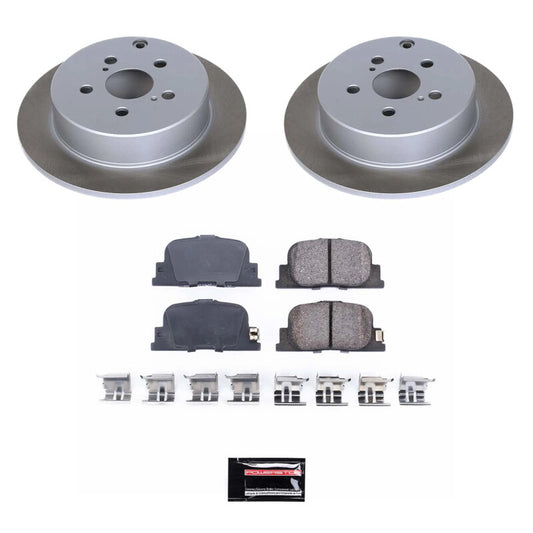 Power Stop 05-10 Scion tC Rear Semi-Coated Rotor Kit