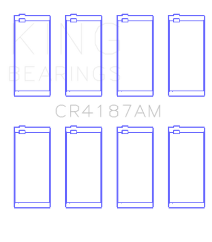 King Engine Bearings Toyota 2Lt/3L (Size +0.50mm) Connecting Rod Bearing Set