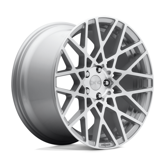 Rotiform R110 BLQ Wheel 18x8.5 5x114.3 38 Offset - Gloss Silver Machined