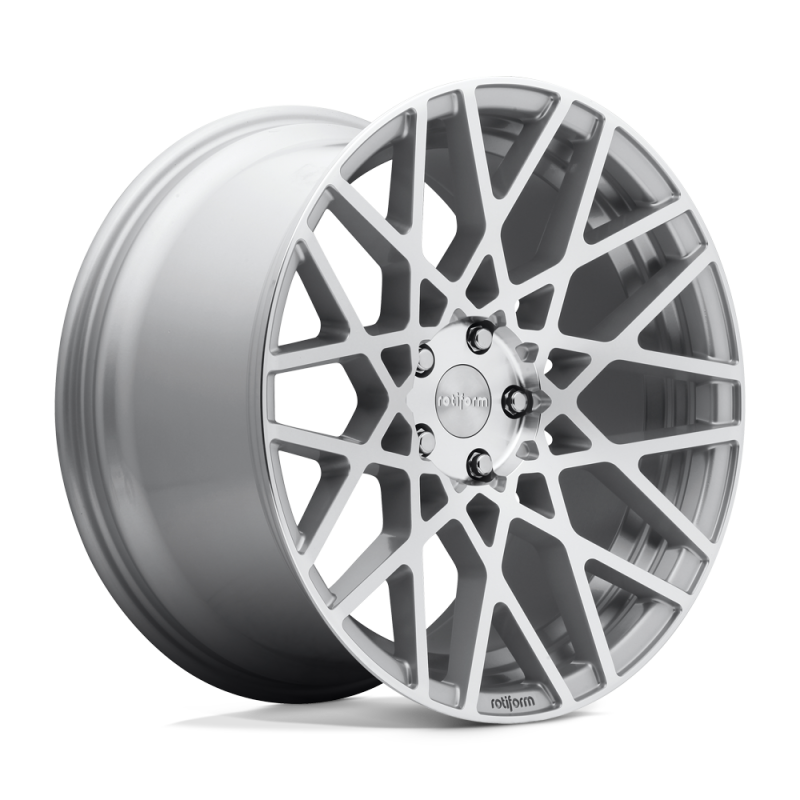 Rotiform R110 BLQ Wheel 19x8.5 5x112 35 Offset - Gloss Silver Machined