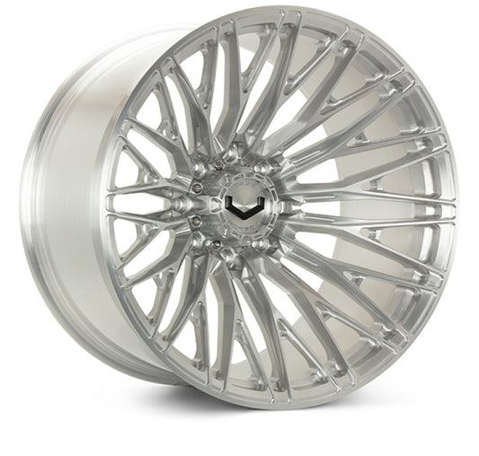 Vossen VFX-04 22x12 - 8x180 - ET44 - Ultra Deep - 124.3 - Brushed Gloss Clear Wheel