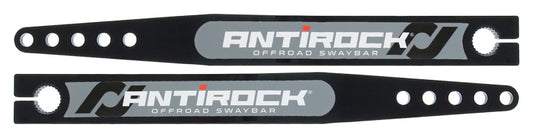 RockJock Antirock Fabricated Steel Sway Bar Arms 20in Long 18.195in C-C 5 Holes w/ Stickers Pair