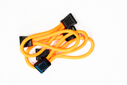 Fishbone Offroad Paracord Zipper Pulls 5 Pcs Neon Orange