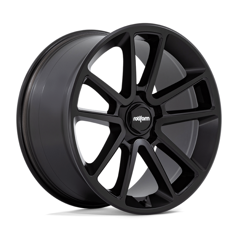 Rotiform R194 BTL Wheel 21x10.5 5x120 15 Offset - Matte Black w/ Blk Cap and Inside Spoke Details